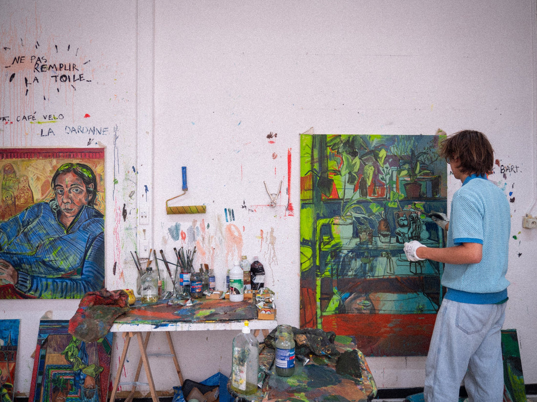 L'atelier de Matthieu Livrieri à Bruxelles